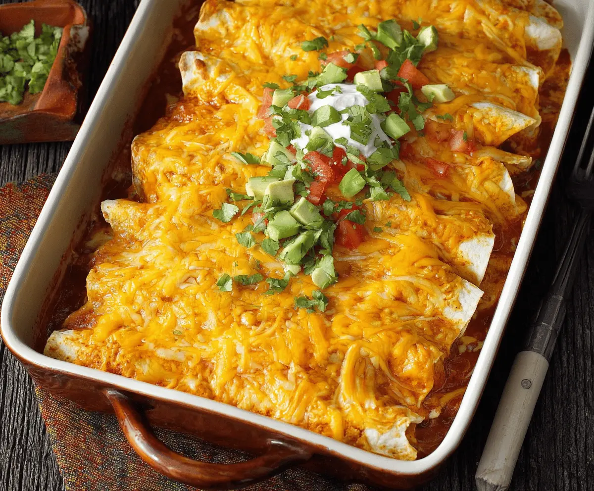 Easy Turkey Enchiladas Recipe