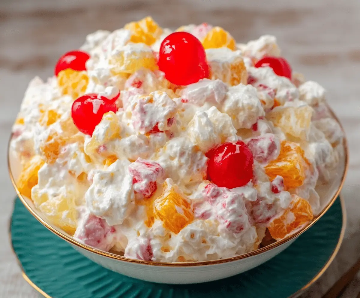 Easy Fluffy Ambrosia Salad
