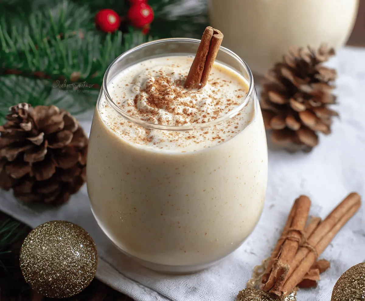 Easy Homemade Eggnog Recipe