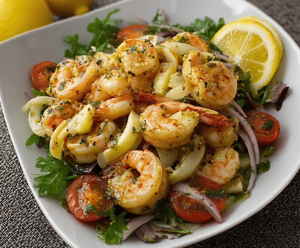 Easy Italian Olive Oil Shrimp Salad