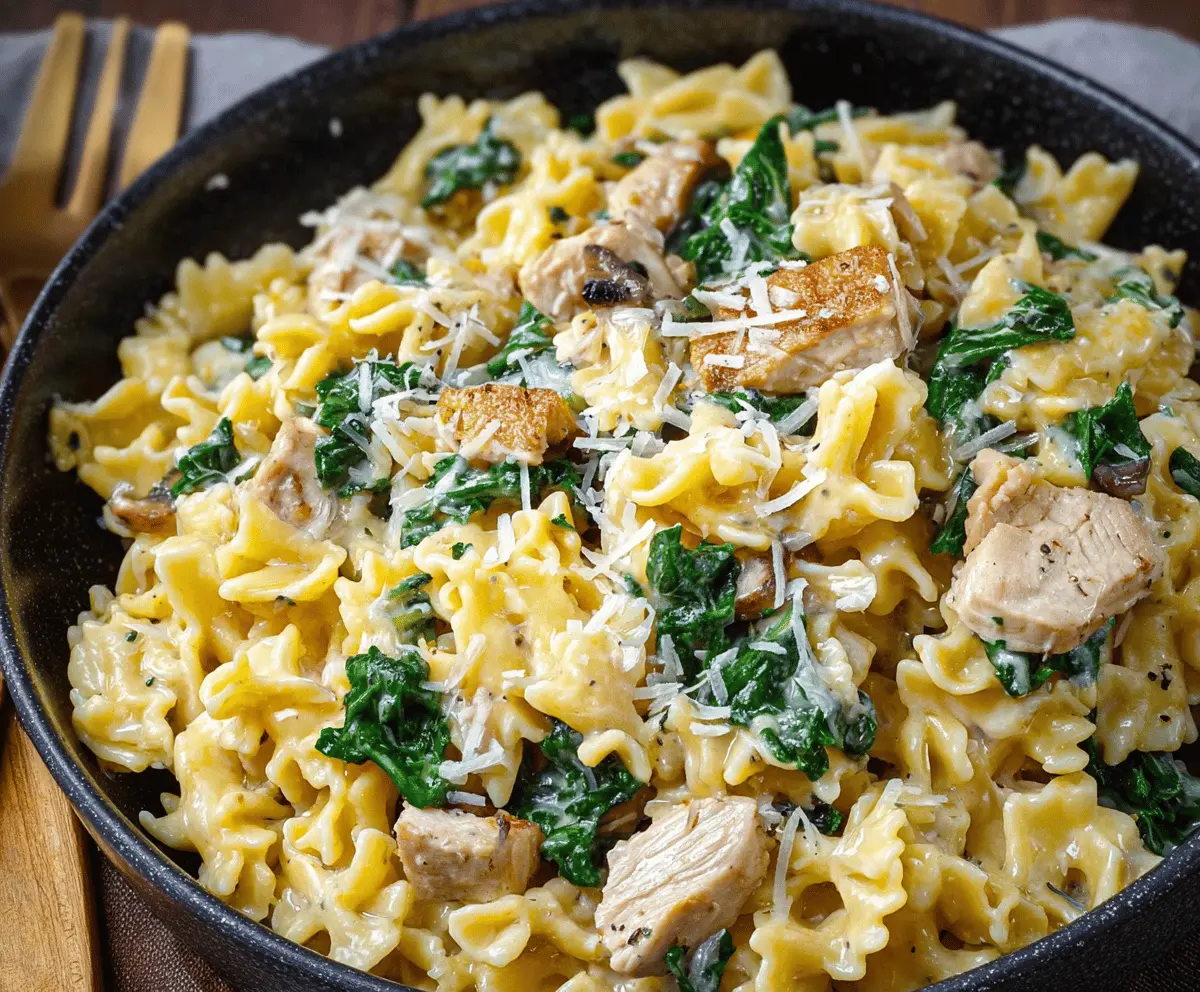 Easy Leftover Thanksgiving Turkey Pasta