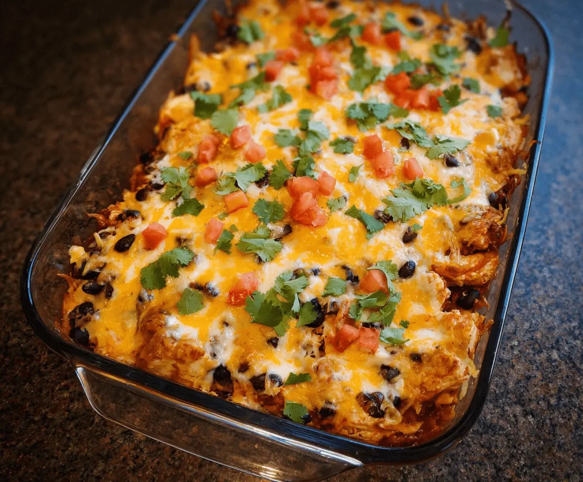 Easy Tex-Mex Chicken Casserole