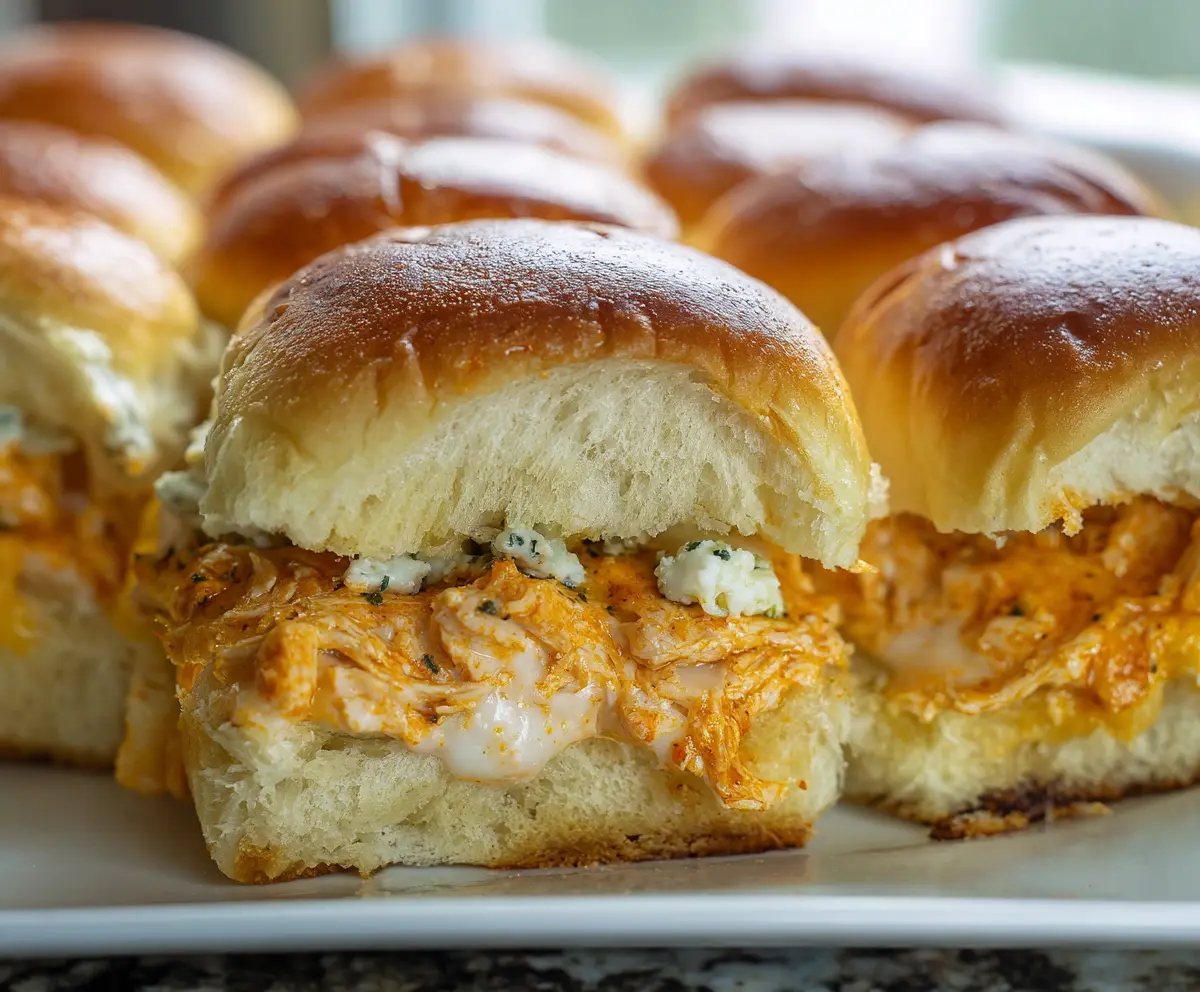 Easy Buffalo Chicken Sliders Recipe