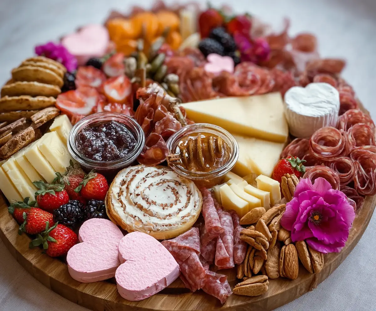 Easy Galentine’s Day Charcuterie Board