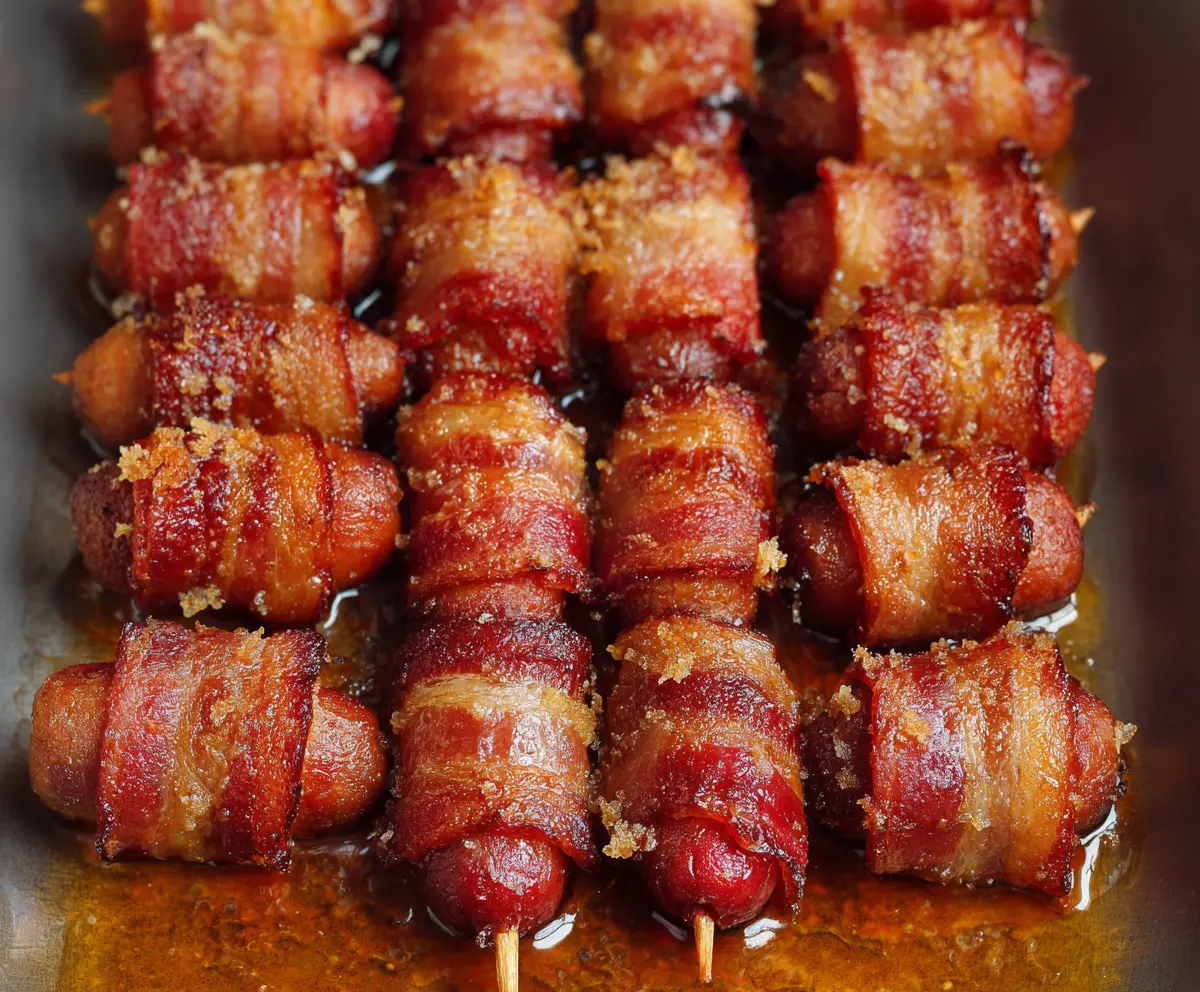 Easy Bacon Wrapped Little Smokies