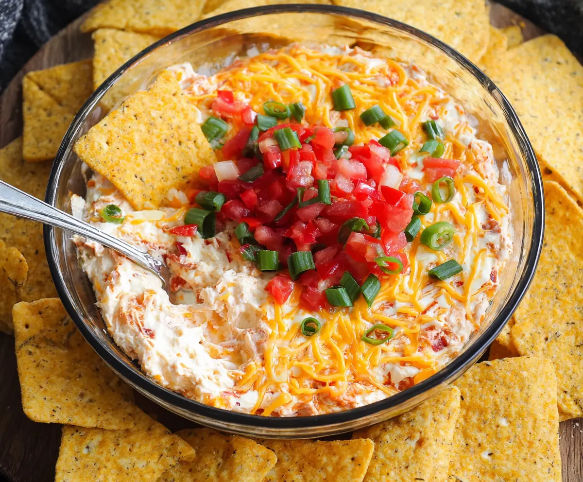 Easy Cream Cheese Salsa Dip for Game Day