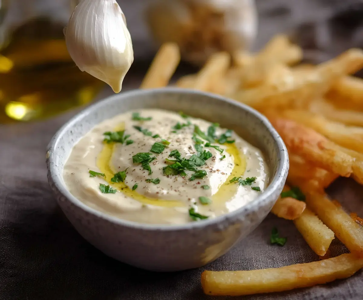 Easy Garlic Aioli Sauce Recipe