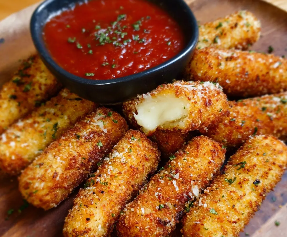 Easy Homemade Mozzarella Sticks Recipe