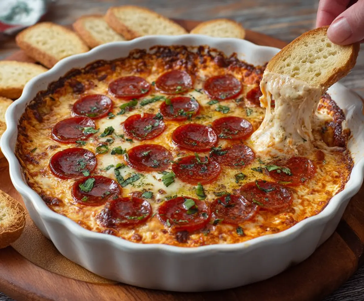 Easy Hot Pizza Dip Recipe