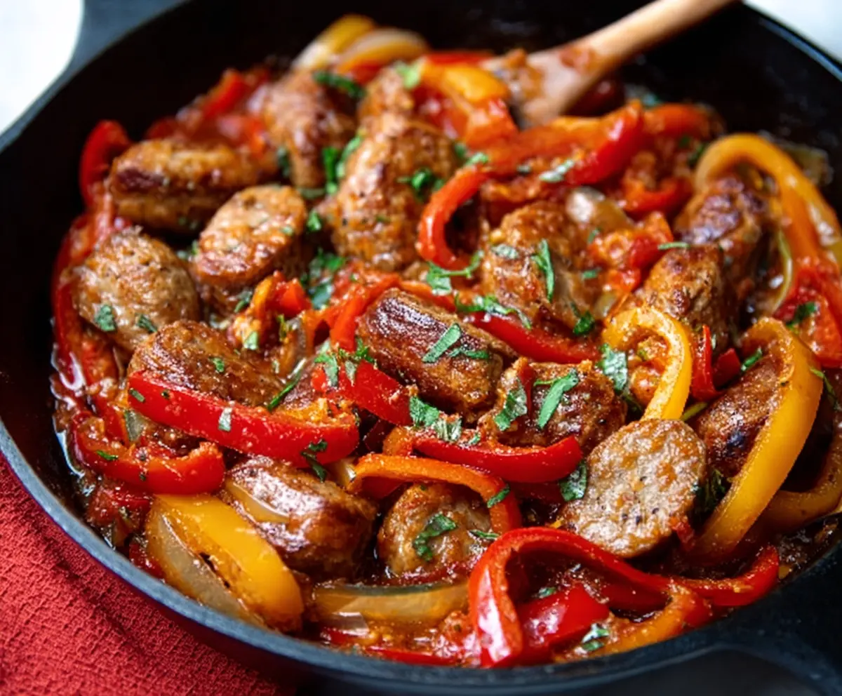 Easy Sausage and Peppers Skillet