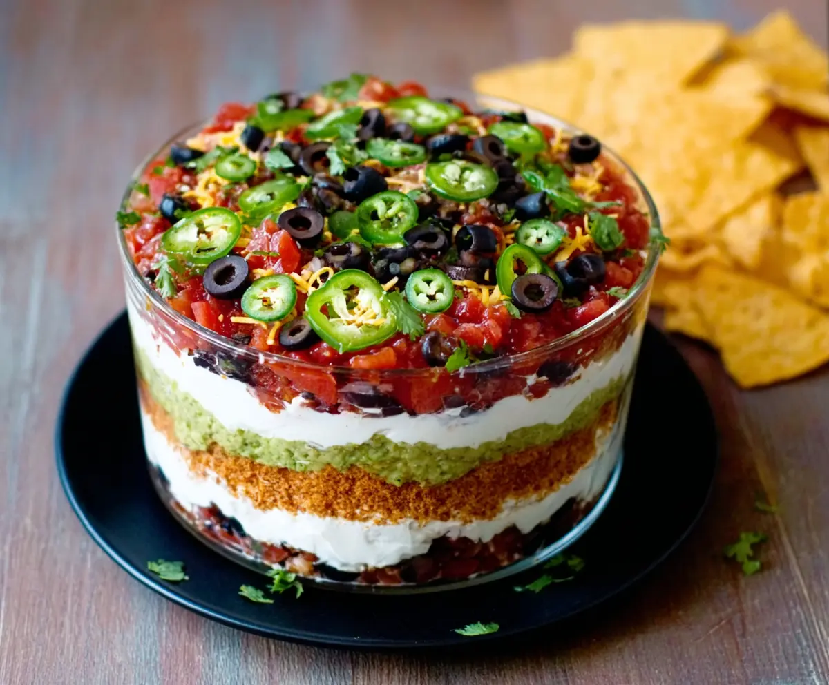 Easy Seven Layer Dip Recipe
