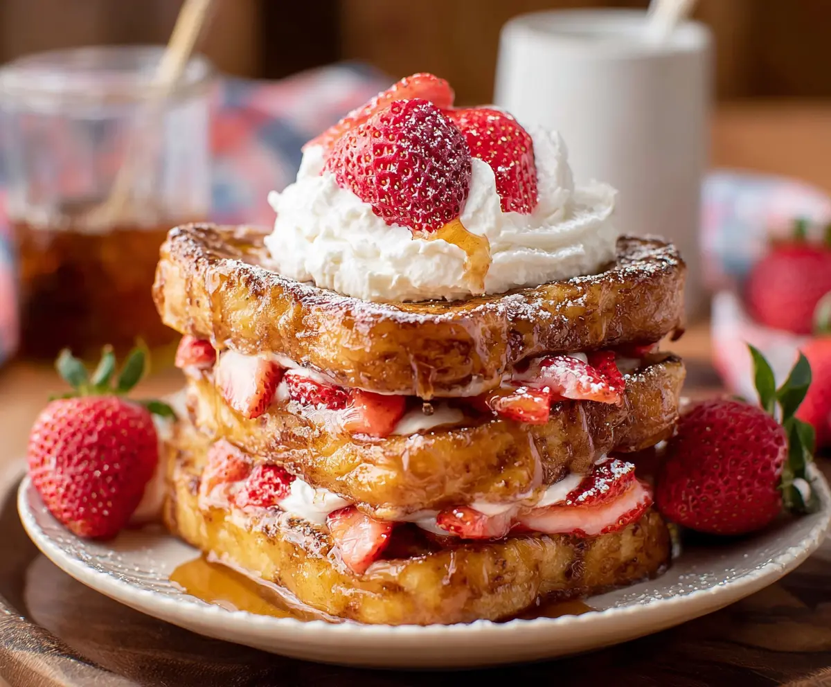 Strawberries & Cream French Toast