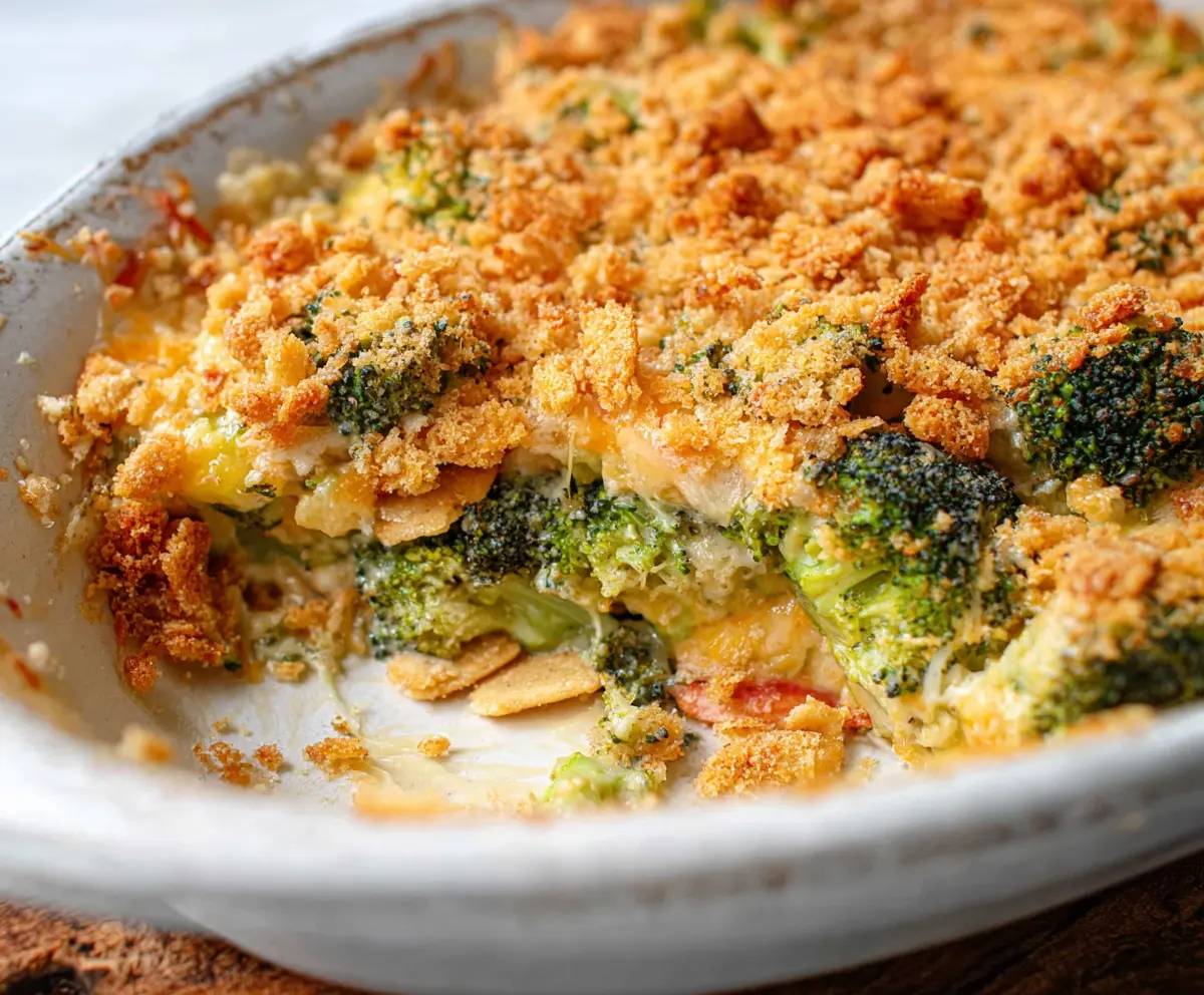 Easy Broccoli Casserole with Ritz