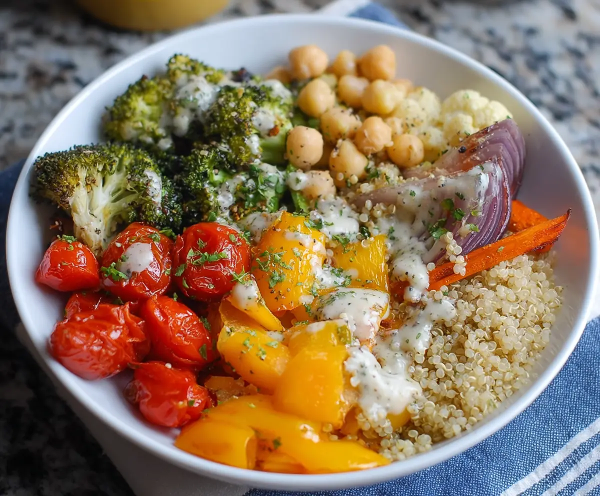 Clean Eating Quinoa Veggie Bowl