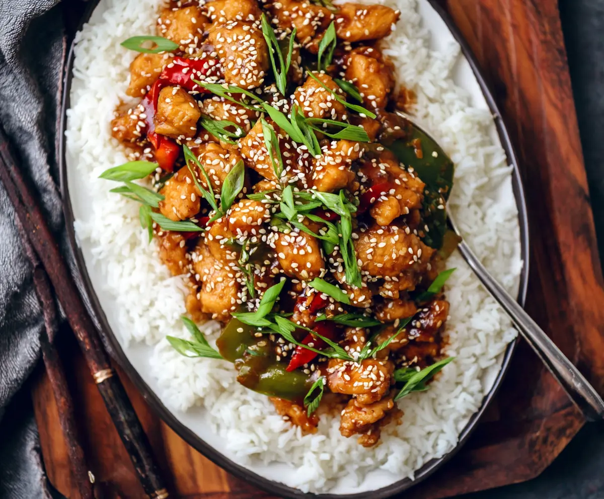 Healthy Sesame Chicken Recipe