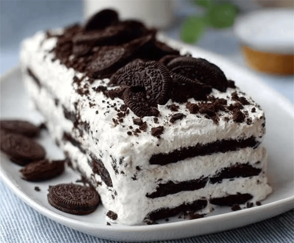 No Bake Oreo Icebox Cake Recipe