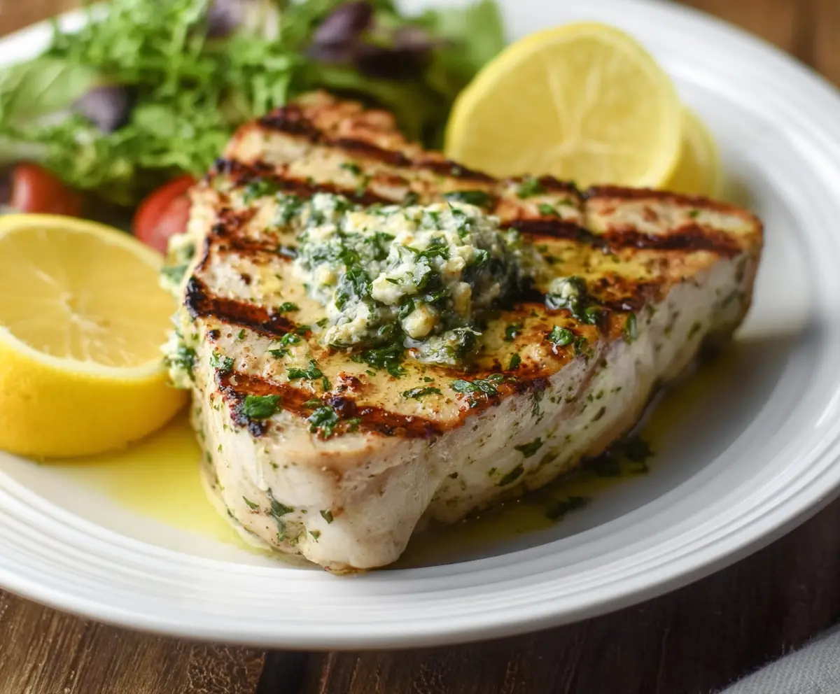 Easy Oven-Baked Swordfish with Lemon Butter