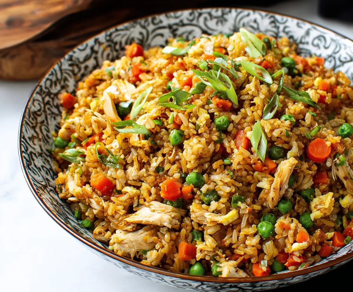 Easy Rotisserie Chicken Fried Rice